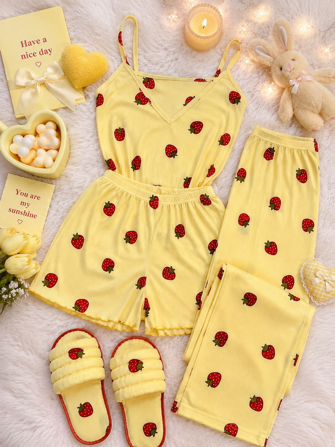 Zanivah Women’s 3-Piece Co-Ord Night & Loungewear Set ✨