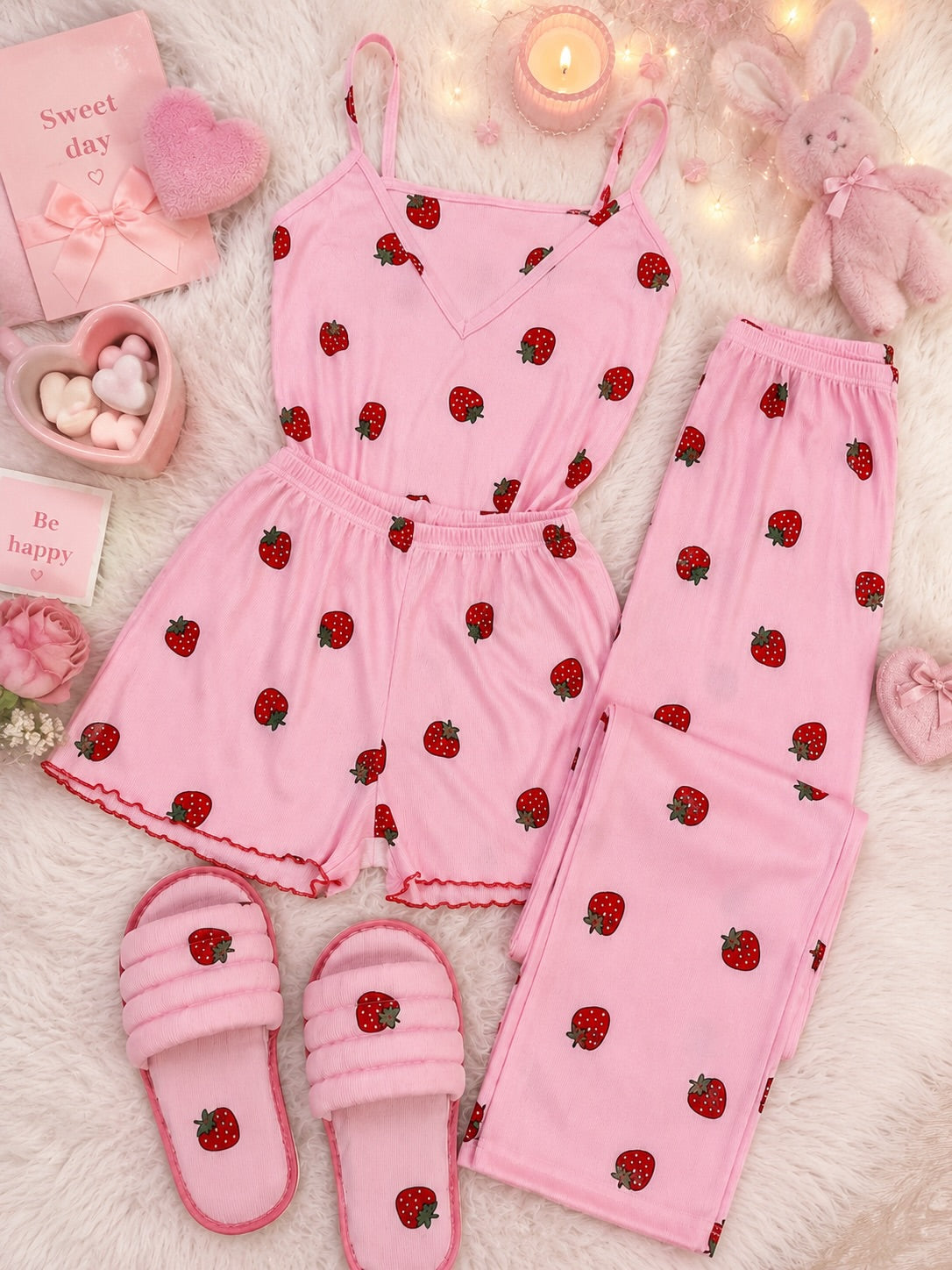 Zanivah Women’s 3-Piece Co-Ord Night & Loungewear Set ✨